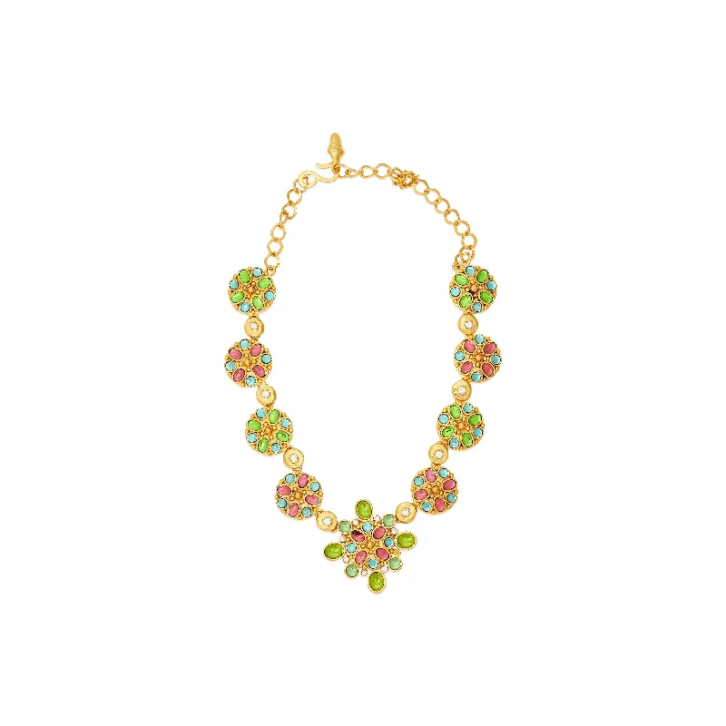Seasonal Jewelry Deals – Elevate Your Style Multicolored Gem Cabochon & Gold Chain Necklace Seasonal Jewelry Deals – Elevate Your Style Multicolored Gem Cabochon & Gold Chain Necklace