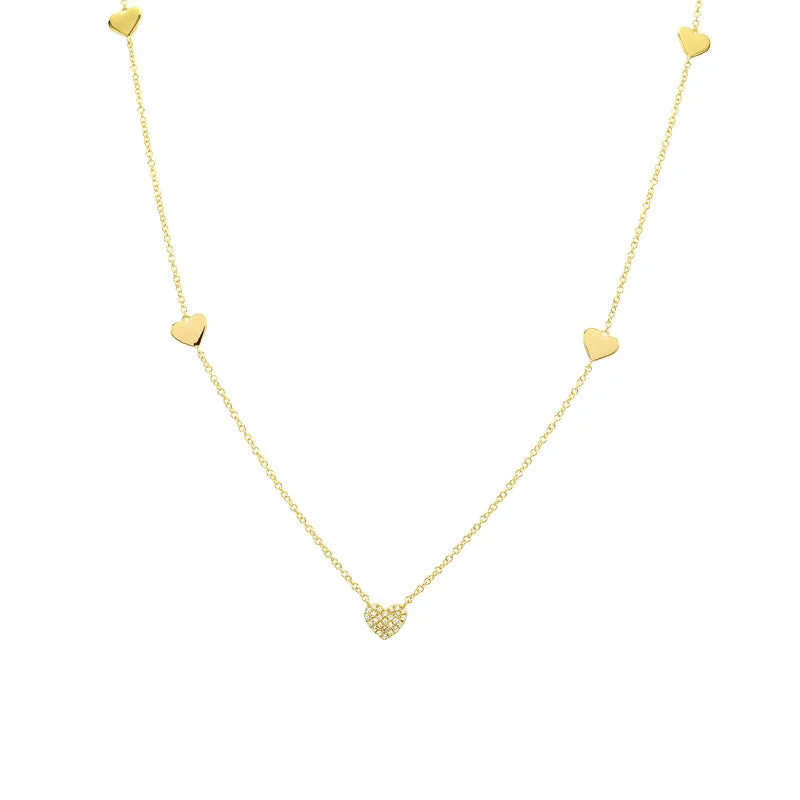 Personalized Jewelry Sale – Unique Gifts At Low Prices Multi Heart Chain Necklace