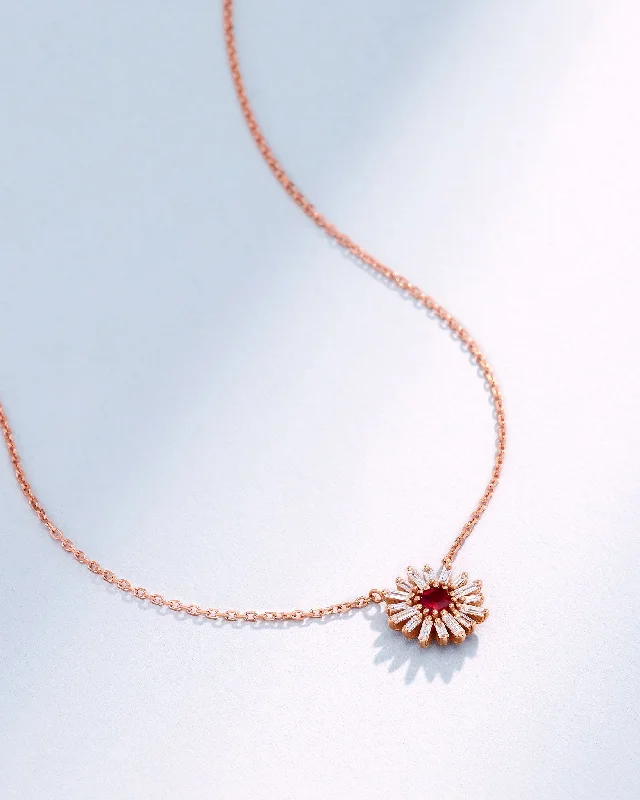 Princess Ruby Mini Spark Pendant