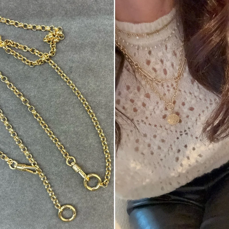 Bestselling Jewelry Now On Sale – Elevate Your Look Rolo Link Charm Chain