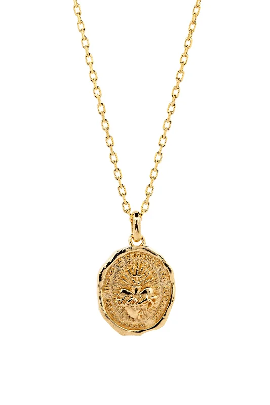 Chic And Stylish Jewelry At Exclusive Prices Sacred Heart Necklace I Gold