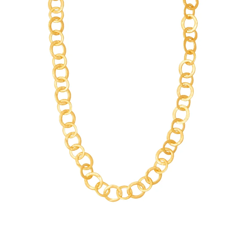 Grab Stylish Jewelry Before The Sale Ends Satin Gold Open Ring Necklace