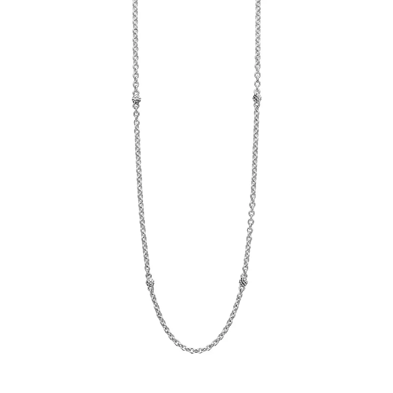 Breathtaking Jewelry At Limited-Time Savings Signature Caviar Beaded Station Necklace Breathtaking Jewelry At Limited-Time Savings Signature Caviar Beaded Station Necklace