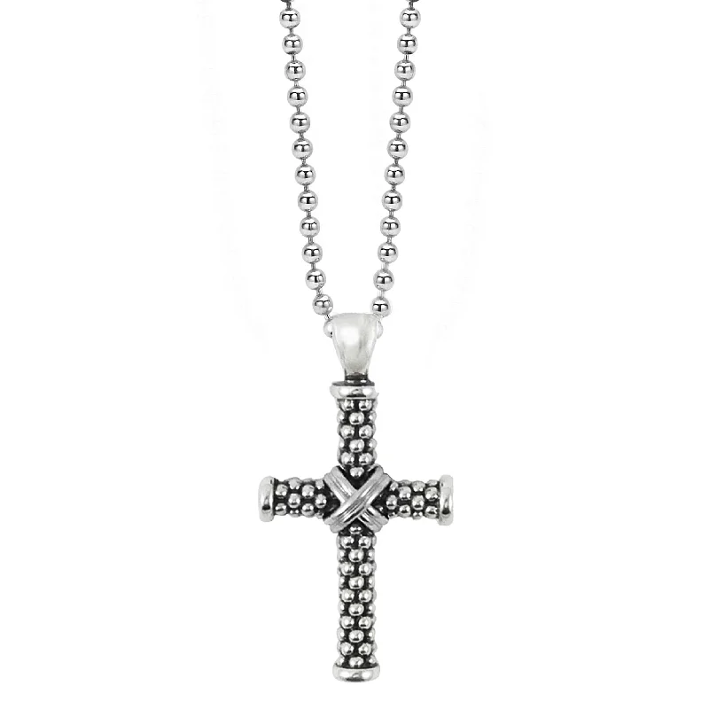 Must-Have Jewelry At Unbelievable Discounts Signature Caviar Caviar Beaded Cross Pendant Necklace Must-Have Jewelry At Unbelievable Discounts Signature Caviar Caviar Beaded Cross Pendant Necklace