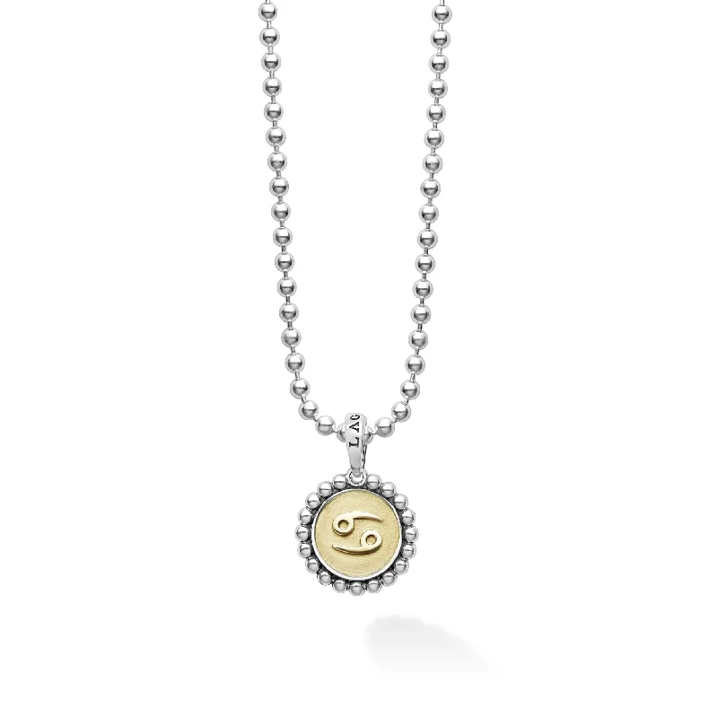 Buy More, Save More On Stunning Jewelry Pieces Signature Caviar Cancer Zodiac Charm Necklace Buy More, Save More On Stunning Jewelry Pieces Signature Caviar Cancer Zodiac Charm Necklace