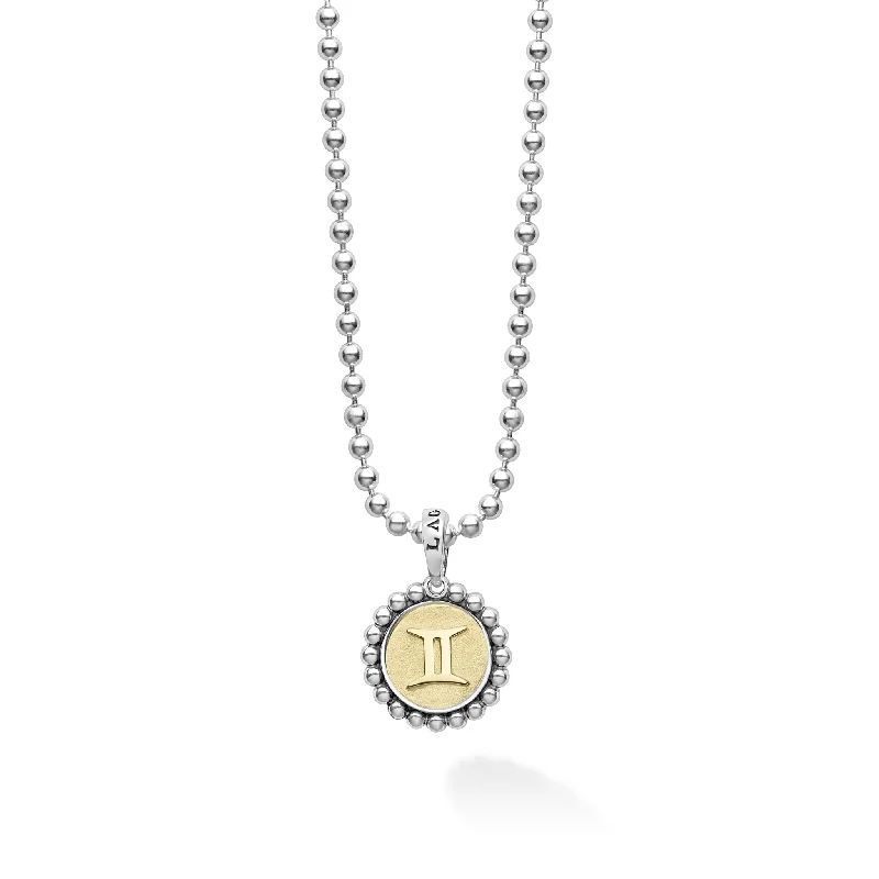 Holiday Jewelry Sale – Perfect Gifts At Great Prices Signature Caviar Gemini Zodiac Charm Necklace