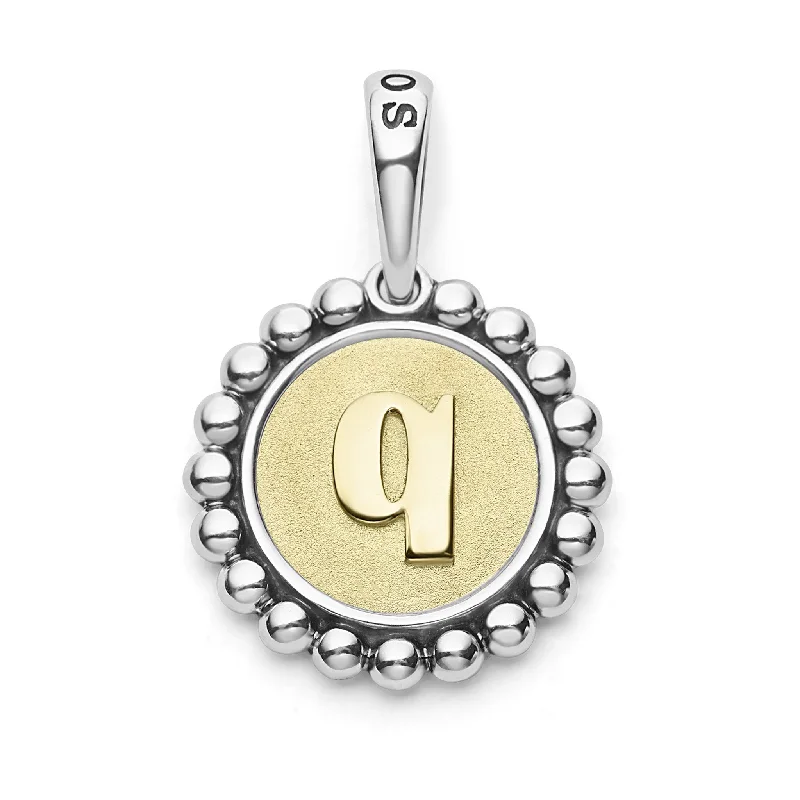 Fashion-Forward Jewelry At Exclusive Discounts Signature Caviar Q Initial Charm