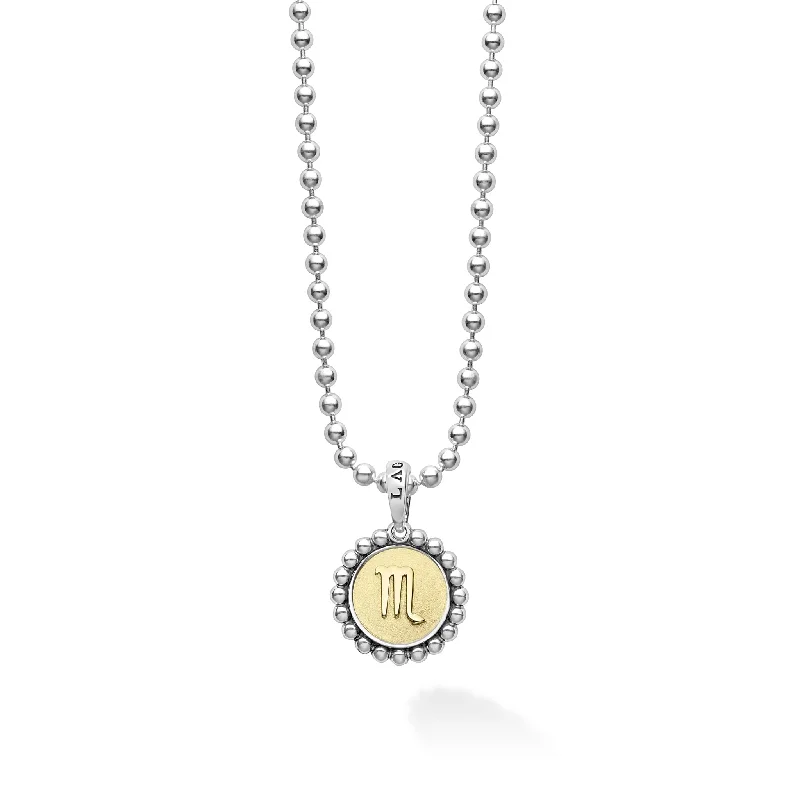 Limited Stock On Premium Jewelry At Low Prices Signature Caviar Scorpio Zodiac Charm Necklace Limited Stock On Premium Jewelry At Low Prices Signature Caviar Scorpio Zodiac Charm Necklace