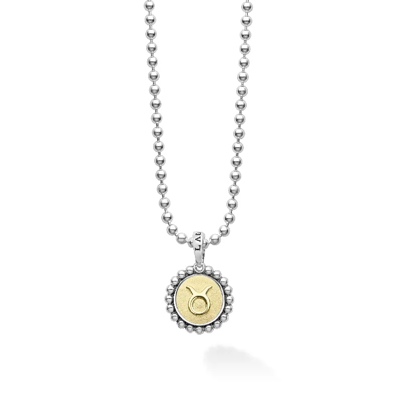 Limited-Time Jewelry Sale – Elegant Styles At Less Signature Caviar Taurus Zodiac Charm Necklace Limited-Time Jewelry Sale – Elegant Styles At Less Signature Caviar Taurus Zodiac Charm Necklace