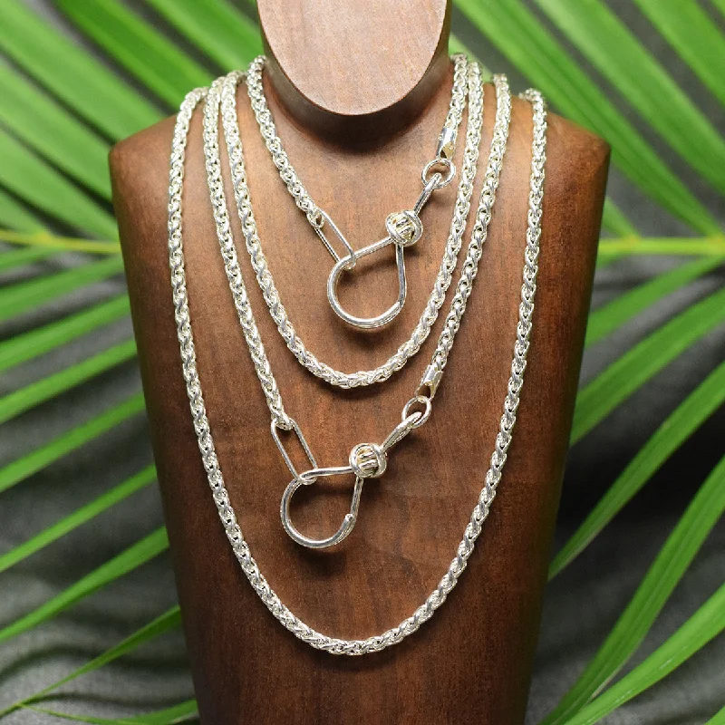 Shop Dazzling Jewelry At The Best Prices Sterling Silver Heavy Wheat Chain