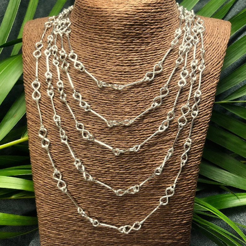Luxury Jewelry Sale – Elegant Styles At Unbeatable Prices Sterling Silver Infinity Chain Luxury Jewelry Sale – Elegant Styles At Unbeatable Prices Sterling Silver Infinity Chain