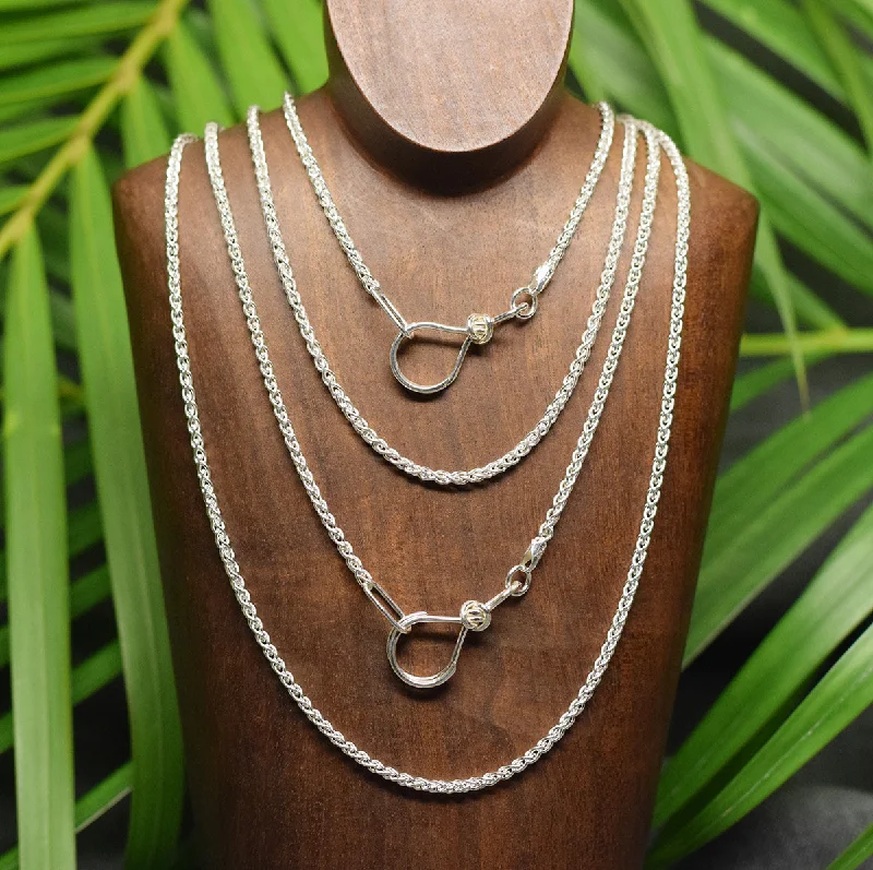 Shop Stylish Jewelry Now And Save Big Sterling Silver Standard Wheat Chain