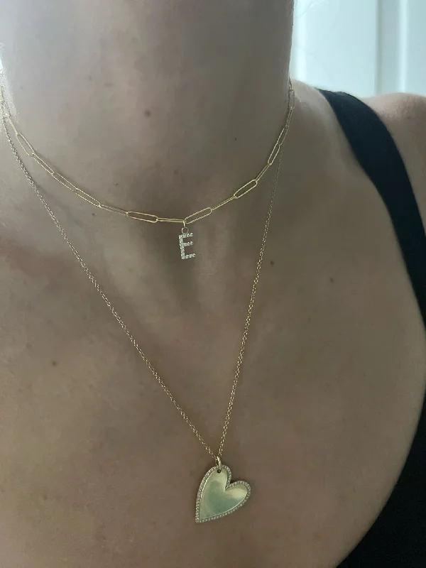 The Perfect Jewelry Piece At The Perfect Price The Midi Diamond Initial Charm