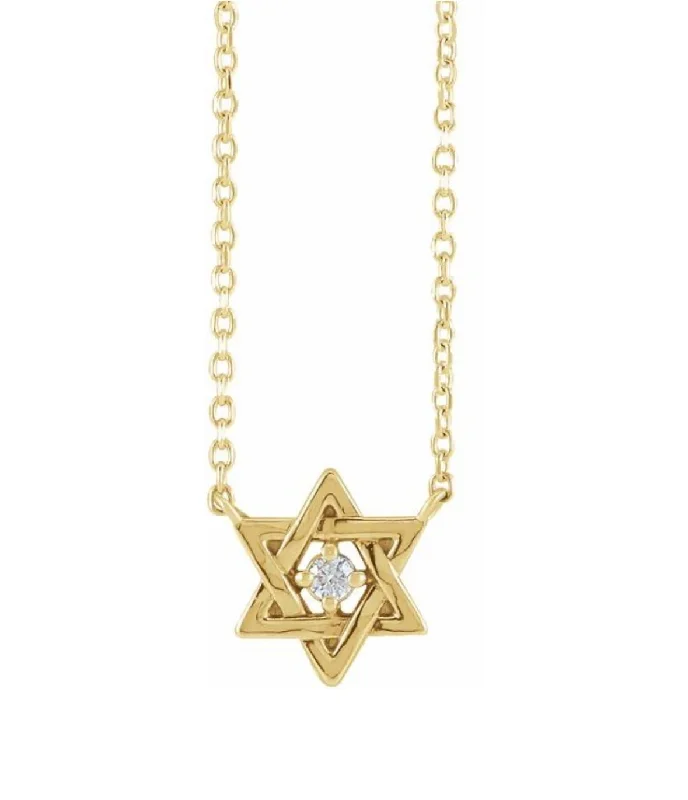 Handcrafted Beauty At Affordable Prices The Sarah Jewish Star Necklace