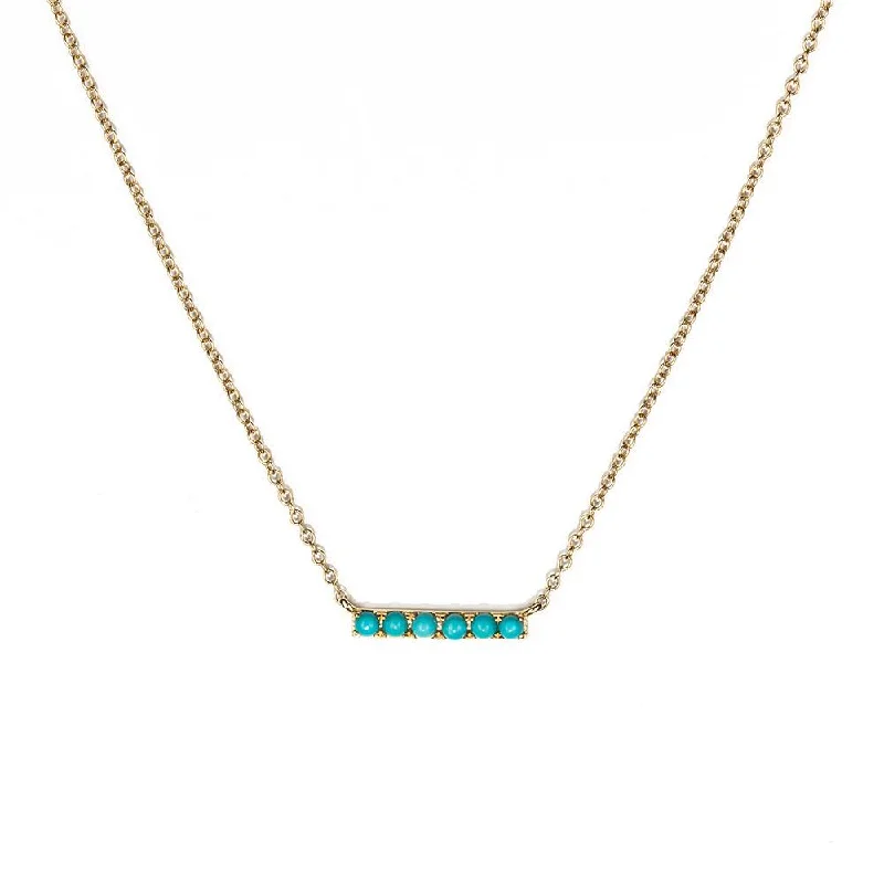 Your Perfect Accessory Now At The Best Price Turquoise Bar Necklace