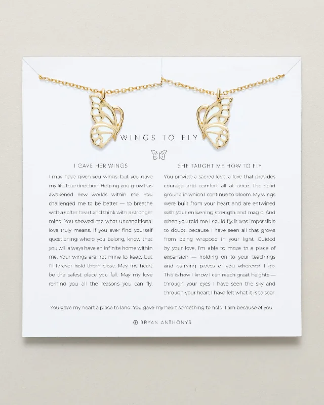 Elegant Designs, Unbeatable Discounts – Shop Jewelry Now Wings to Fly Necklace Set