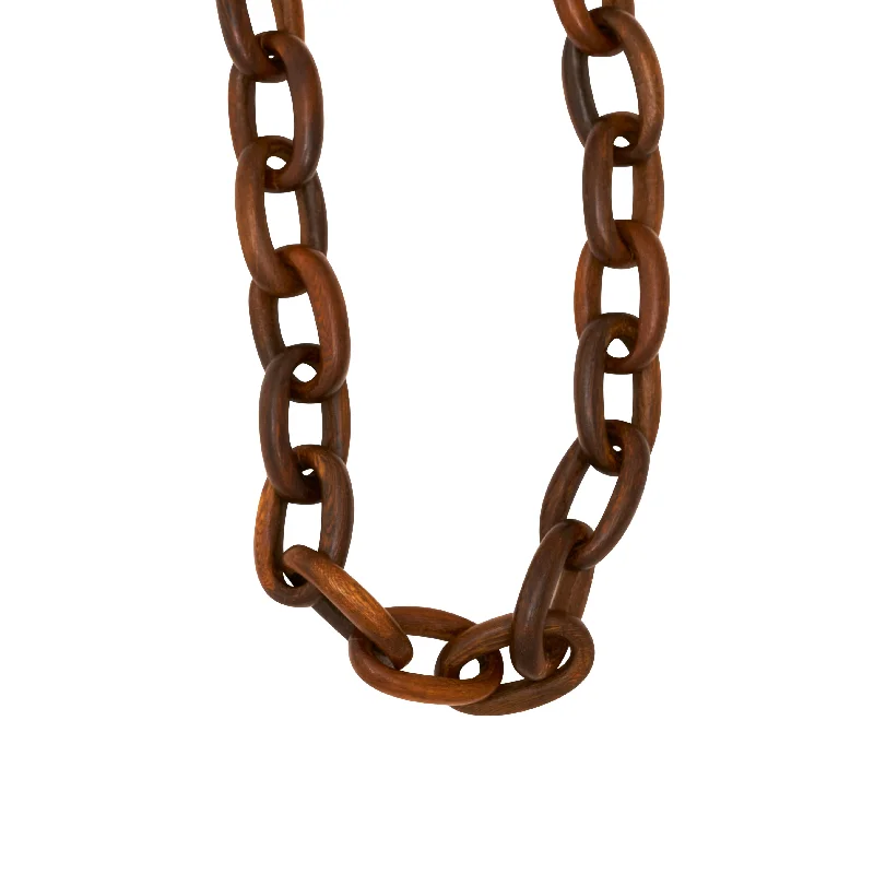 Timeless Jewelry At Special Discount Rates Wooden Link Necklace
