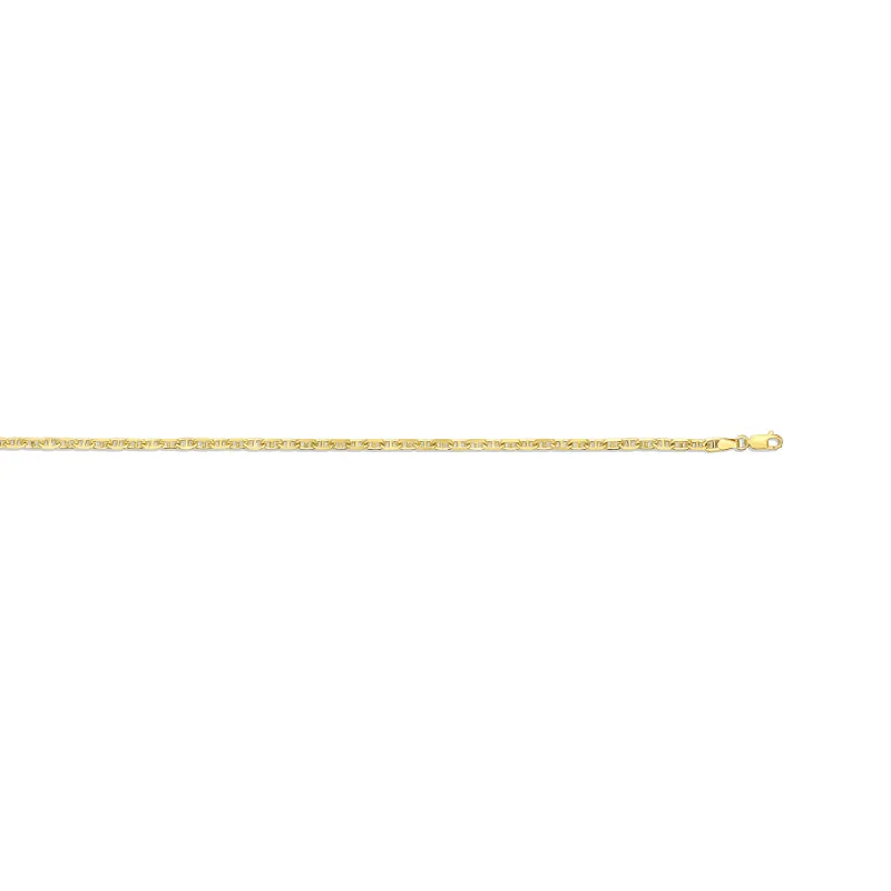 Your Dream Jewelry At Dream Prices 14k Gold Alternating Marine Link Chain, 22"