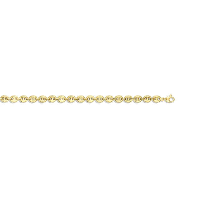 Shop Fine Jewelry With Amazing Deals 14k Gold Puffed Mariner Chain, 18"