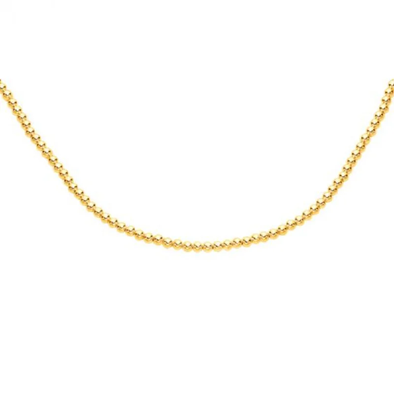 Handcrafted Jewelry Sale – Unique Designs At Low Prices 14k Polished Bead Necklace, 16-18" Handcrafted Jewelry Sale – Unique Designs At Low Prices 14k Polished Bead Necklace, 16-18"