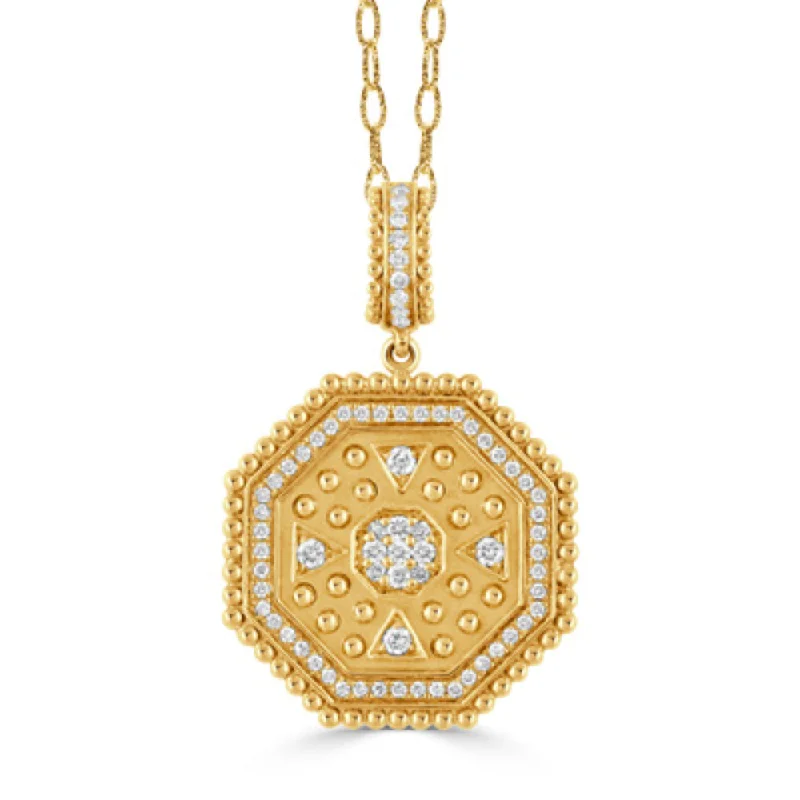 The Ultimate Jewelry Sale – Shop Premium Styles 18k Byzantine Diamond Pendant Necklace The Ultimate Jewelry Sale – Shop Premium Styles 18k Byzantine Diamond Pendant Necklace