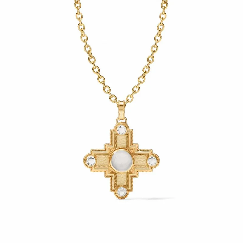 Huge Markdowns On Premium Jewelry Styles Julie Vos Theodora Pendant Necklace - Iridescent Clear Crystal Huge Markdowns On Premium Jewelry Styles Julie Vos Theodora Pendant Necklace - Iridescent Clear Crystal