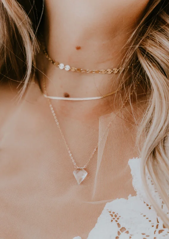 Must-Have Jewelry At Unbelievable Discounts Crystal Dagger Necklace