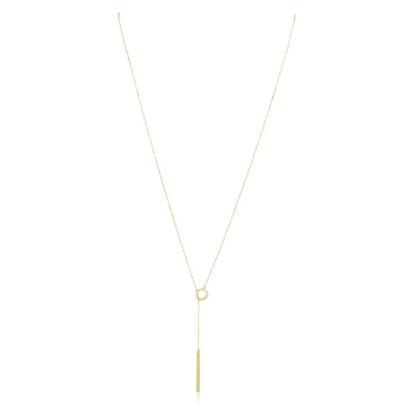 Affordable Gold-Plated Jewelry For Modern Fashion Fayette Cz Necklace