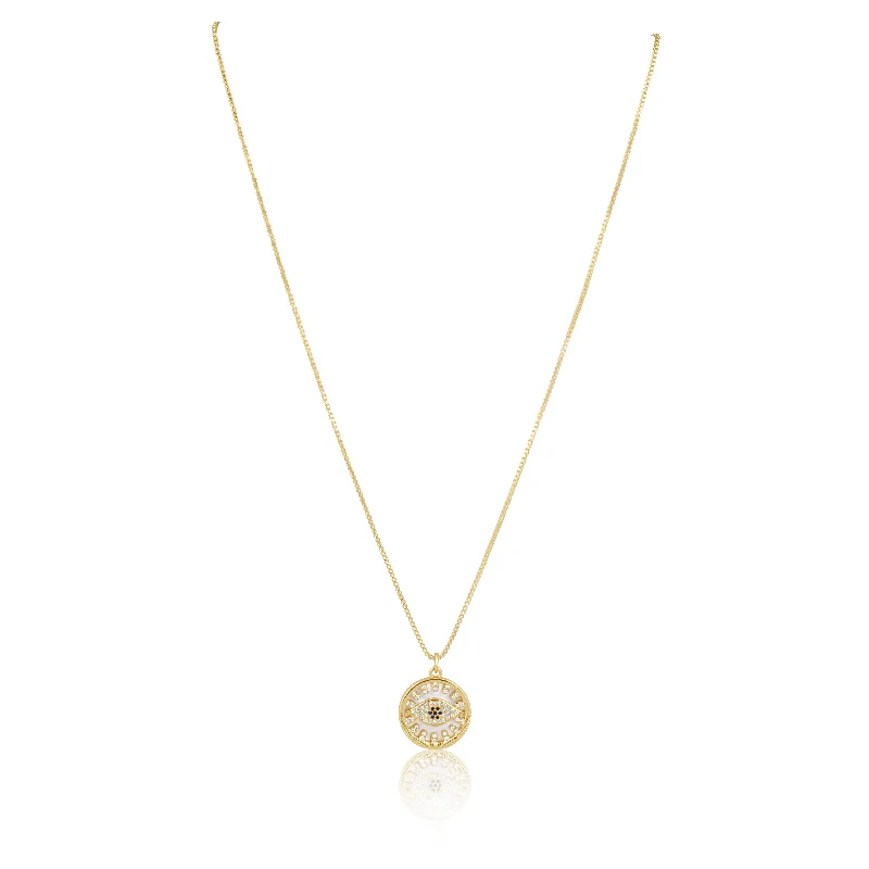 Accessorize For Less – Luxury Jewelry At Affordable Prices Haven Evil Eye Necklace-Reversible (Mother of Pearl Back) Accessorize For Less – Luxury Jewelry At Affordable Prices Haven Evil Eye Necklace-Reversible (Mother of Pearl Back)