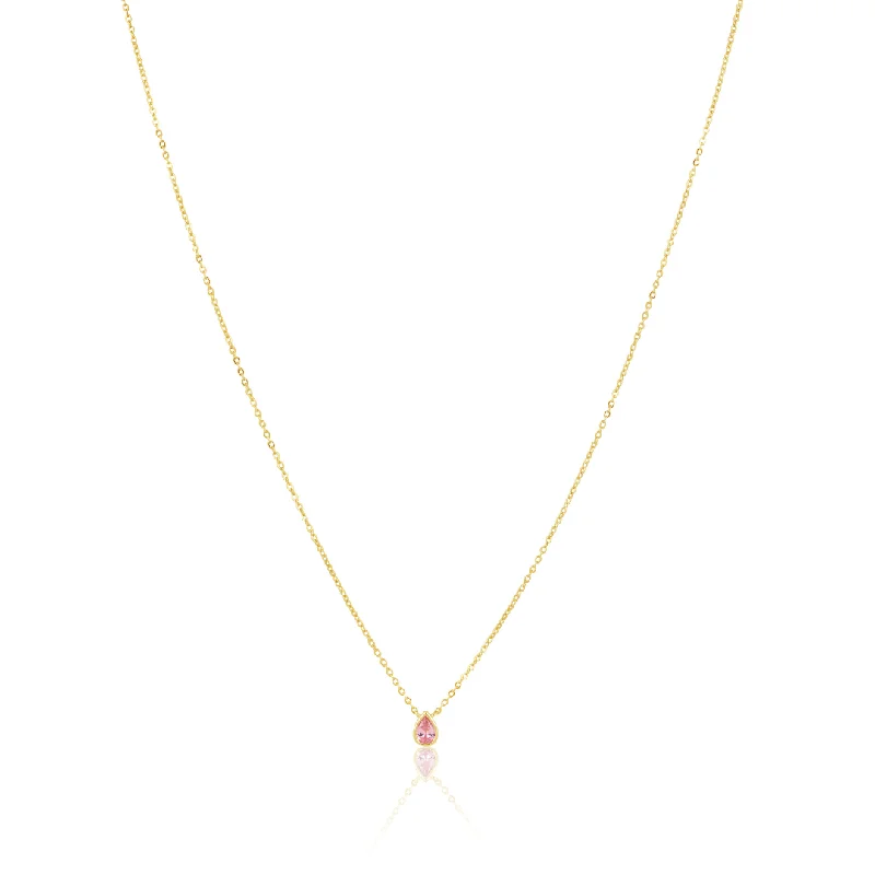 Jewelry Flash Sale – Stylish Designs At Unbeatable Rates Ines Raindrop Necklace Pink