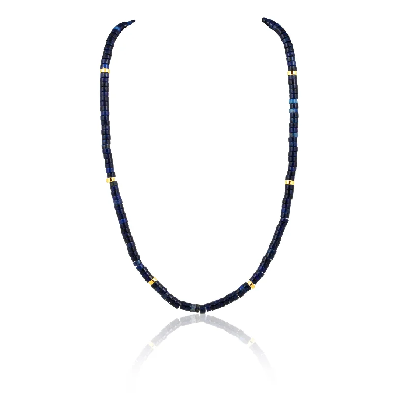 Shop Handcrafted Jewelry At Special Promotional Rates Isla Beaded Necklace Sapphire