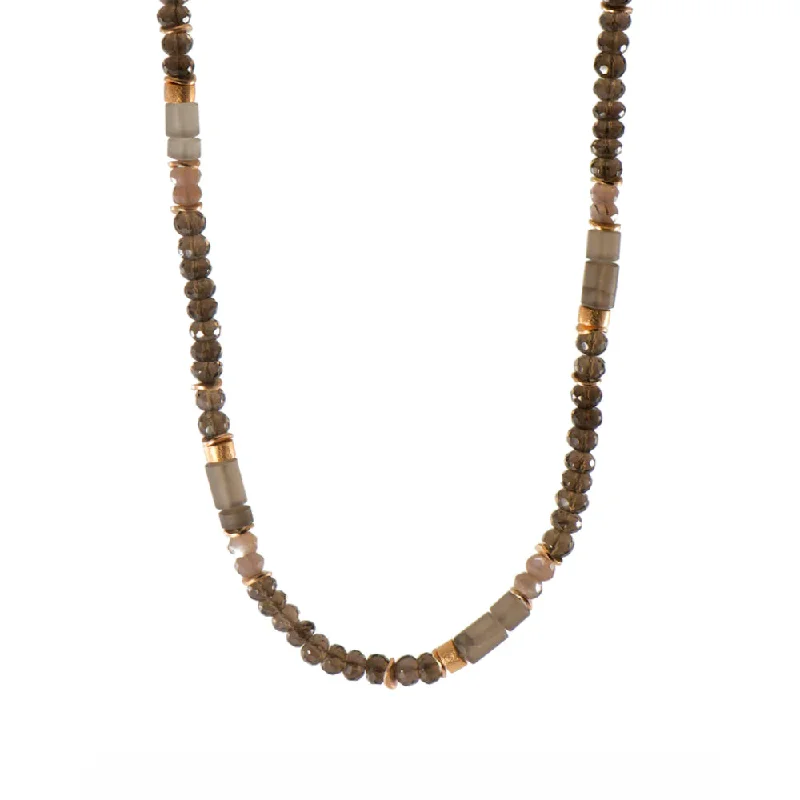 Handmade Pearl Jewelry For Timeless Elegance Joyla Smoky Quartz Necklace
