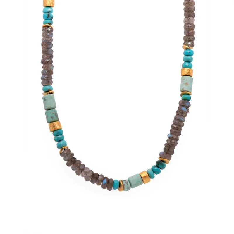 Bohemian-Inspired Jewelry For Free-Spirited Fashion Joyla Turquoise and Chrysoprase Necklace Bohemian-Inspired Jewelry For Free-Spirited Fashion Joyla Turquoise and Chrysoprase Necklace