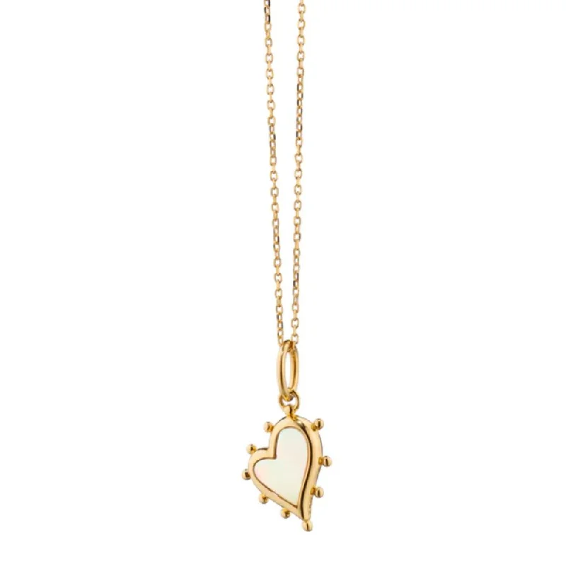 Shop Elegant Jewelry At Unbeatable Prices MRK 18k Petite Mother of Pearl Gold Heart Necklace Shop Elegant Jewelry At Unbeatable Prices MRK 18k Petite Mother of Pearl Gold Heart Necklace