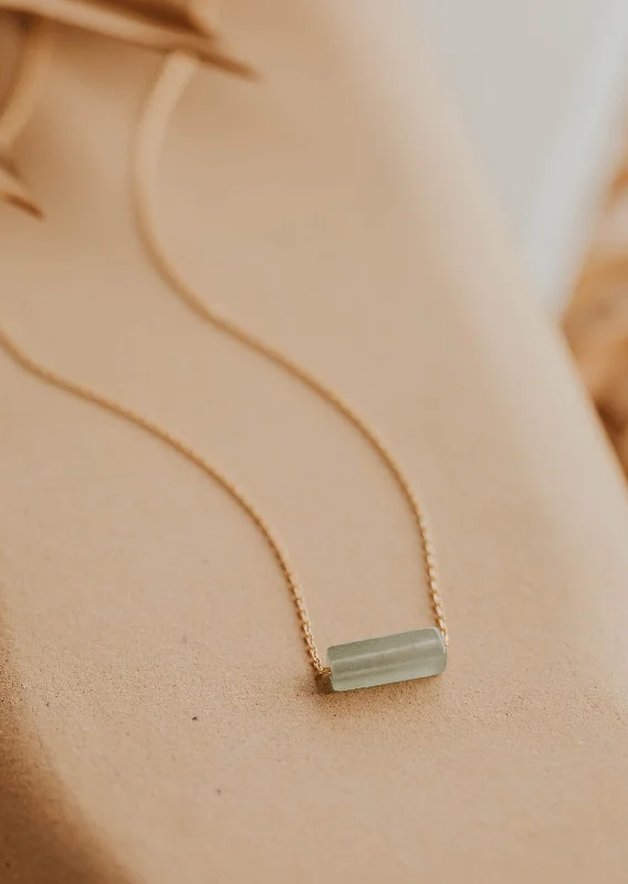 Elevate Your Outfit With Discounted Statement Jewelry Seafoam Gemma Necklace