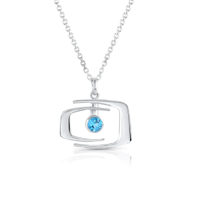 Your Dream Jewelry At Dream Prices Sterling Silver Modern Gemstone Pendant Necklace Your Dream Jewelry At Dream Prices Sterling Silver Modern Gemstone Pendant Necklace