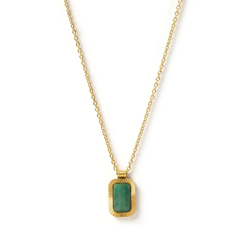Get Your Favorite Jewelry At The Best Price Teo Gold Necklace - Jade