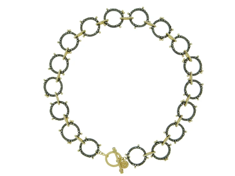 Flash Sale On Elegant Jewelry – Don't Miss Out Textured Open Circles Station Necklace Flash Sale On Elegant Jewelry – Don't Miss Out Textured Open Circles Station Necklace