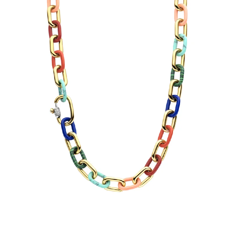 Unmissable Jewelry Clearance – Final Reductions Ti Sento Multi-Color Chain Necklace Unmissable Jewelry Clearance – Final Reductions Ti Sento Multi-Color Chain Necklace