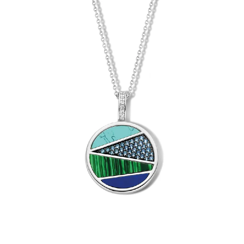 Big Discounts On Elegant Jewelry Collections Ti Sento Sterling Silver Shimmering Patchwork Pendant Necklace Big Discounts On Elegant Jewelry Collections Ti Sento Sterling Silver Shimmering Patchwork Pendant Necklace