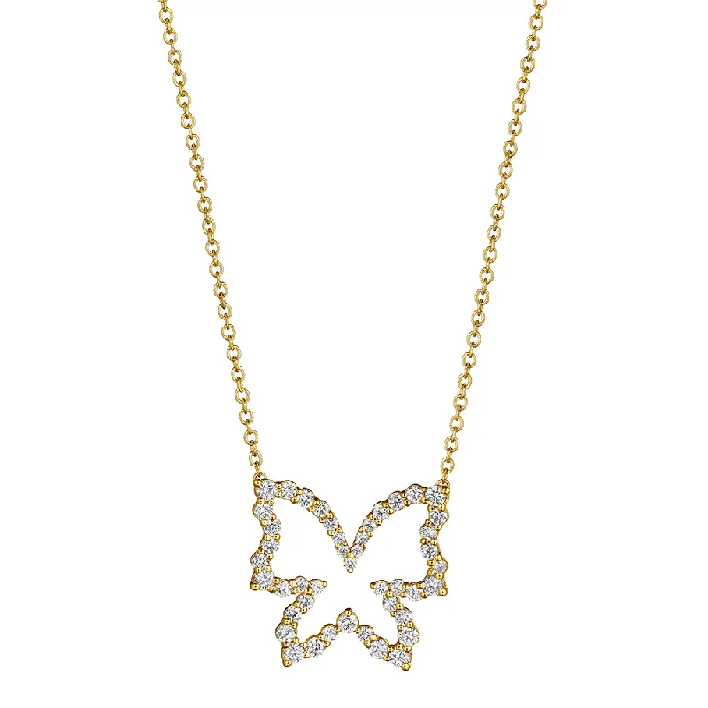 Celebrate Every Occasion With Sparkling Savings Verragio 18k Diamond Butterfly Pendant Celebrate Every Occasion With Sparkling Savings Verragio 18k Diamond Butterfly Pendant