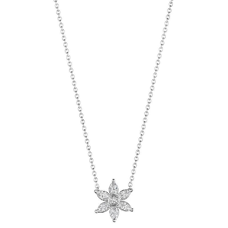 Discover Unique Jewelry With Special Limited-Time Offers Verragio 18k Diamond Flower Marquise Pendant Discover Unique Jewelry With Special Limited-Time Offers Verragio 18k Diamond Flower Marquise Pendant