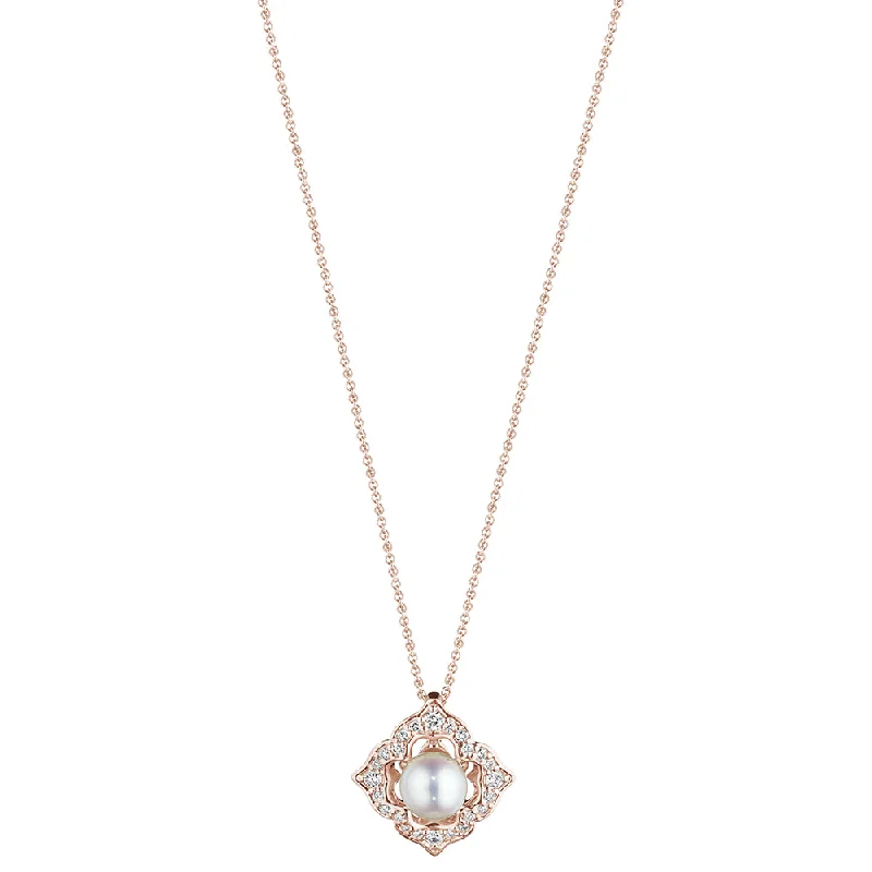 Affordable Glamour – Premium Jewelry For Less Verragio 18k Victorian Pearl Pendant Necklace Affordable Glamour – Premium Jewelry For Less Verragio 18k Victorian Pearl Pendant Necklace