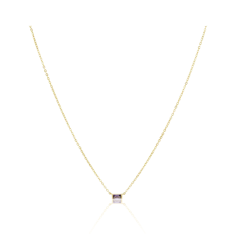 Huge Markdowns On Premium Jewelry Styles Willow Necklace- Purple