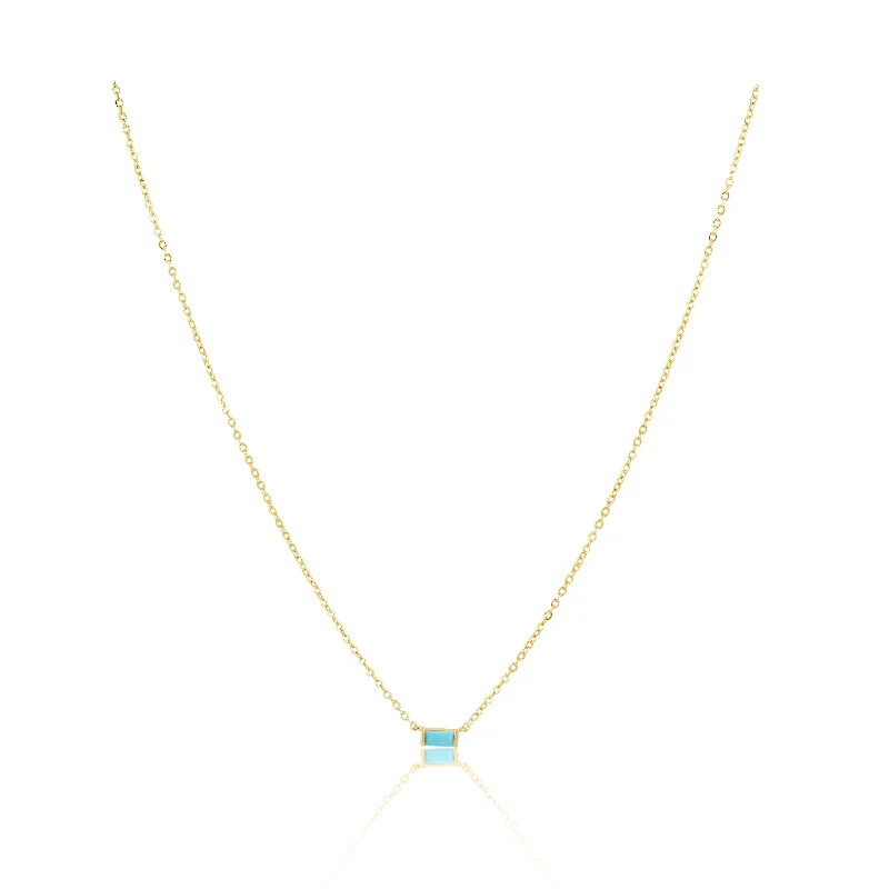 Breathtaking Jewelry, Breathtaking Prices Willow Necklace- Turquoise