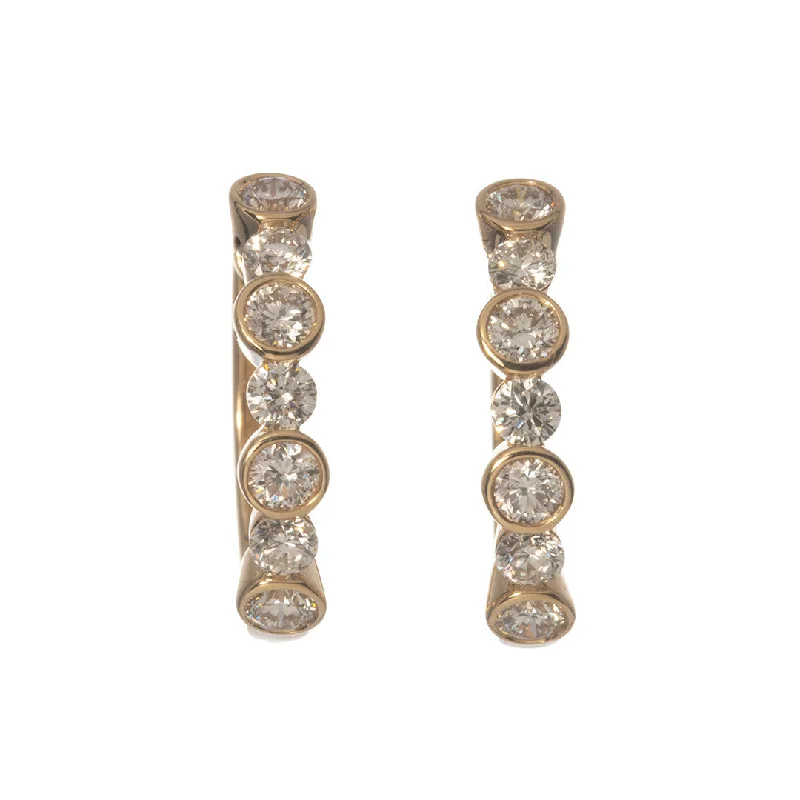 Seasonal Jewelry Sale – Upgrade Your Style Today 1.20ctw Diamond Bezel 14K Yellow Gold Hoop Earrings Seasonal Jewelry Sale – Upgrade Your Style Today 1.20ctw Diamond Bezel 14K Yellow Gold Hoop Earrings