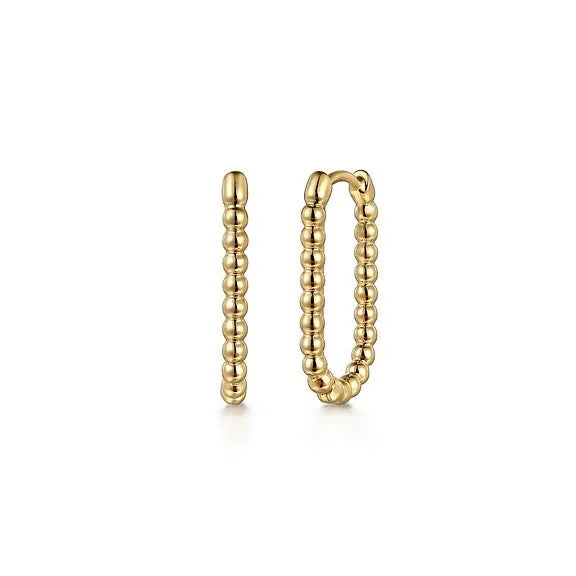 Luxury Jewelry Now At Special Promotional Rates 14K Yellow Gold Bujukan Classic Elongated Oval Hoop Earrings Luxury Jewelry Now At Special Promotional Rates 14K Yellow Gold Bujukan Classic Elongated Oval Hoop Earrings