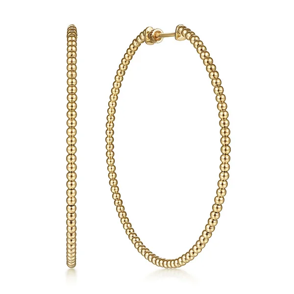Unlock Unbeatable Jewelry Deals Before They’Re Gone 14K Yellow Gold Bujukan Classic Hoop Earrings in size 60mm Unlock Unbeatable Jewelry Deals Before They’Re Gone 14K Yellow Gold Bujukan Classic Hoop Earrings in size 60mm