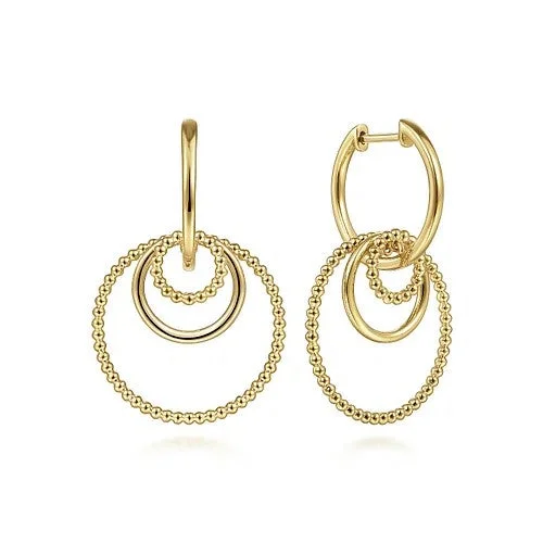 Limited-Time Jewelry Sale – Elegant Styles At Less 14K Yellow Gold Multi Circles Bujukan Ball Huggies Limited-Time Jewelry Sale – Elegant Styles At Less 14K Yellow Gold Multi Circles Bujukan Ball Huggies