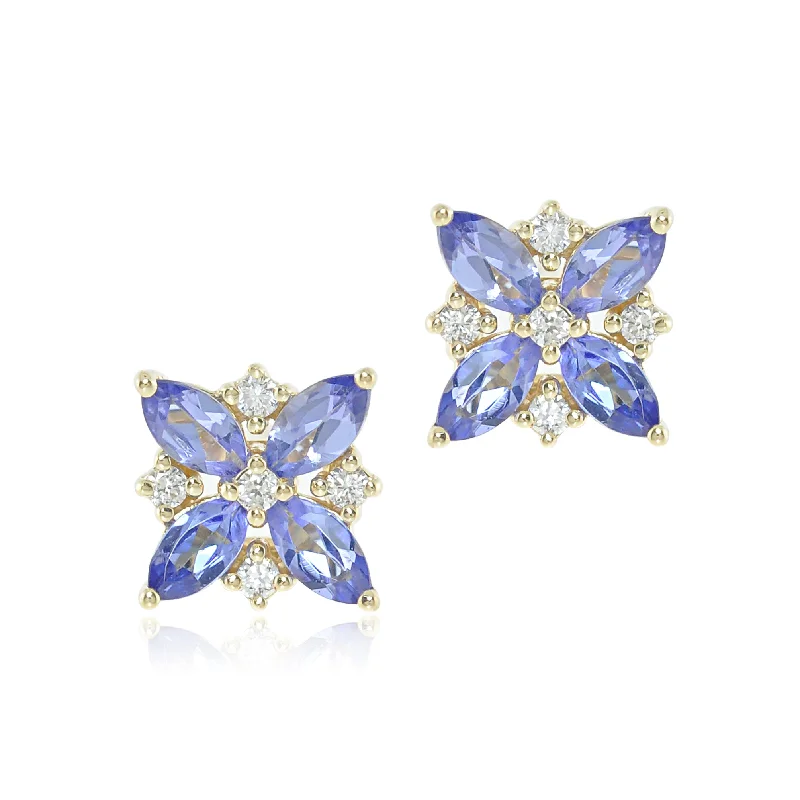 Sparkle More For Less – Jewelry Sale Happening Now Celeste Earrings in Tanzanite & Diamonds Sparkle More For Less – Jewelry Sale Happening Now Celeste Earrings in Tanzanite & Diamonds